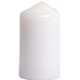 Bougie blanche cylindrique à décorer 5x9cm durée 24h