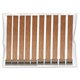 Mèches pour bougies en pin socles métal x10