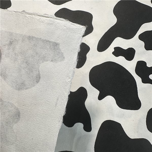 Papier fantaisie mulberry pelage vache