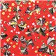 Papier japonais washi noeud multicolores fond rouge By Taniguchi