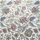 Papier coton motifs feuillage rose