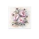 Set de 6 Papiers de riz assortiment Bouquet 15x15cm
