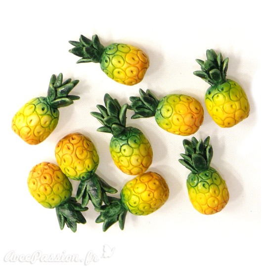 Miniature vitrine ananas 1x1.5cm Miniature vitrine ananas 1x1.5cm
