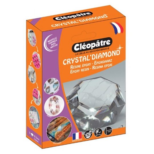 Résine Époxy crystal'diamond 150ml Cléopatre