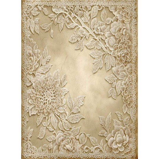Papier de riz Dentelle A4 