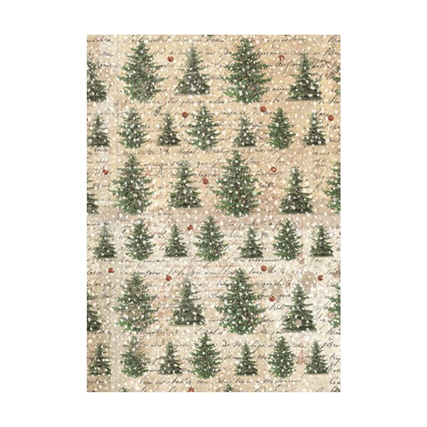 Kit 8 papiers de riz Stamperia Noël Classic Christmas A6