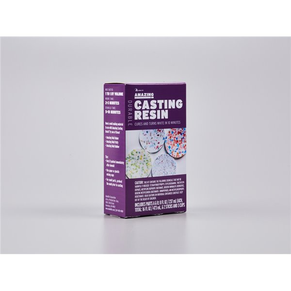 Résine de coulée blanche pour moule Amazing Casting Resin 500gr en 2 flacons