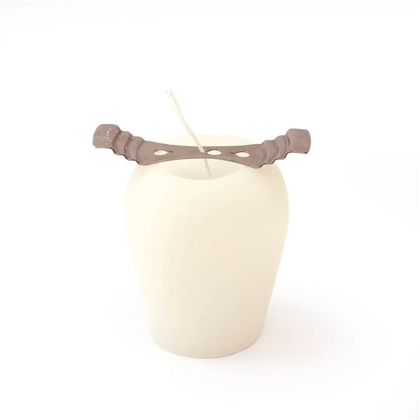 Moule à bougie silicone goutte origami 9x6cm