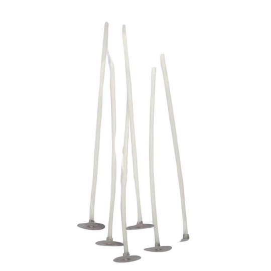 Mèches à bougies sur pied 15cm x6