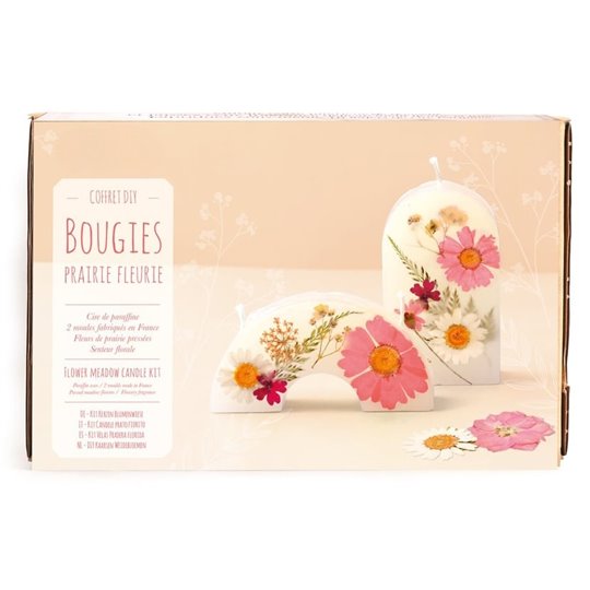 Kit de création de bougies prairie fleurie