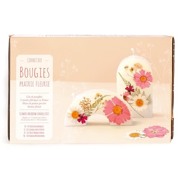 Kit de création de bougies prairie fleurie