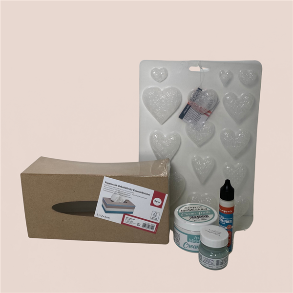 Pack Créatif Moulage & Volume sur boite à mouchoirs