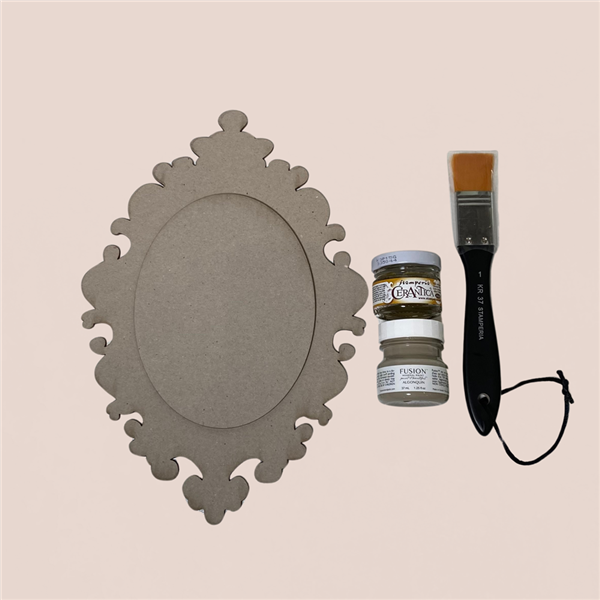 Pack Créatif Peinture & Support sur cadre avec patine
