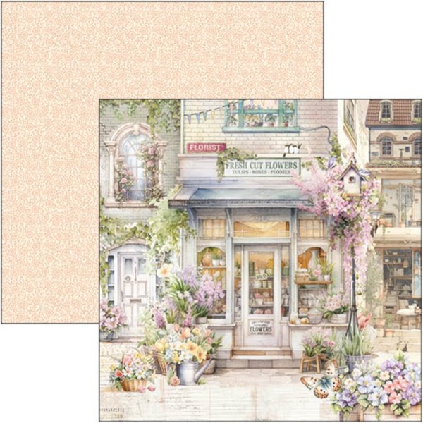 Papier scrapbooking assortiment Ciao Bella Flower Shop 12fe 30x30
