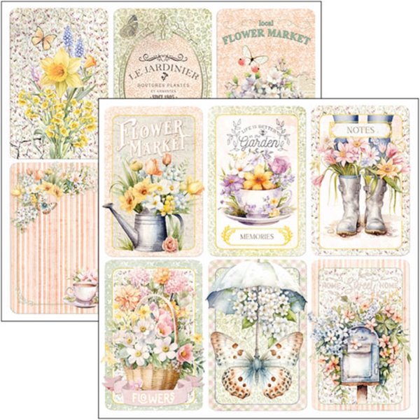 Papier scrapbooking assortiment Ciao Bella Flower Shop 12fe 30x30