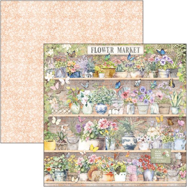 Papier scrapbooking assortiment Ciao Bella Flower Shop 12fe 30x30