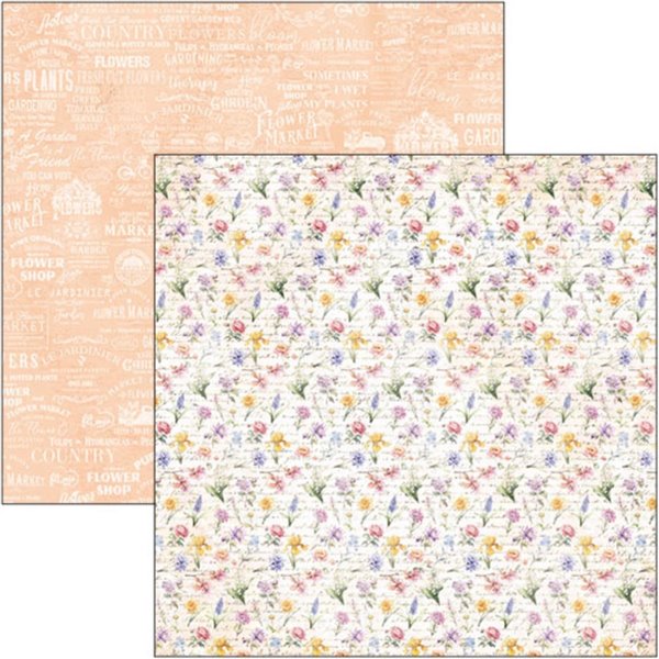 Papier scrapbooking assortiment Ciao Bella Flower Shop 12fe 30x30