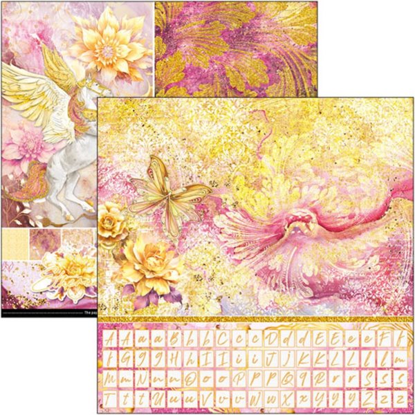 Papier scrapbooking assortiment Ciao Bella Ethereal Patterns 8fe 30x30