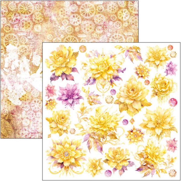Papier scrapbooking assortiment Ciao Bella Ethereal Patterns 8fe 30x30