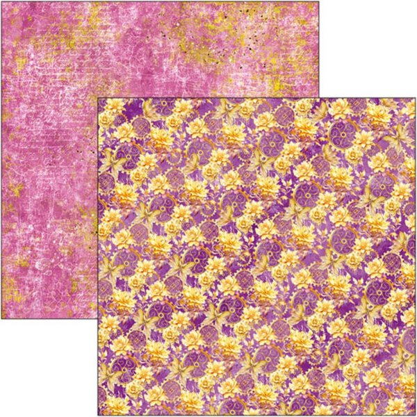 Papier scrapbooking assortiment Ciao Bella Ethereal Patterns 8fe 30x30