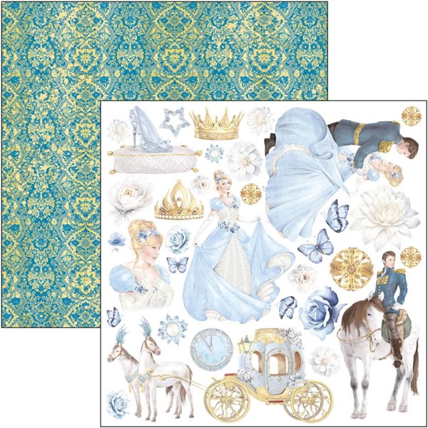 Papier scrapbooking assortiment Ciao Bella Midnight Spell 8fe 30x30
