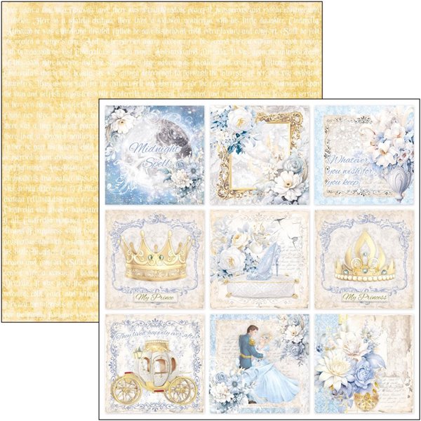 Papier scrapbooking assortiment Ciao Bella Midnight Spell 8fe 30x30