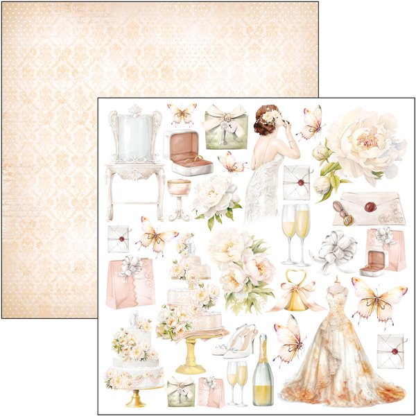 Papier scrapbooking assortiment Ciao Bella Always & Forever 8fe 30x30