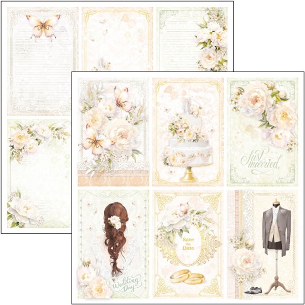 Papier scrapbooking assortiment Ciao Bella Always & Forever 12fe 30x30