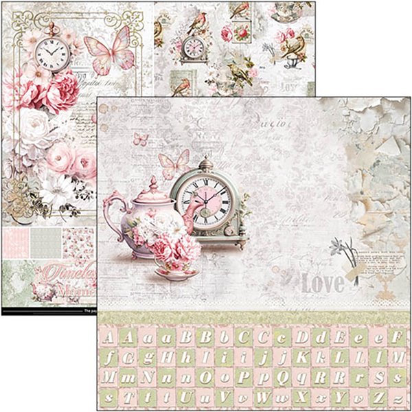 Papier scrapbooking assortiment Ciao Bella Timeless Moments 8fe 30x30