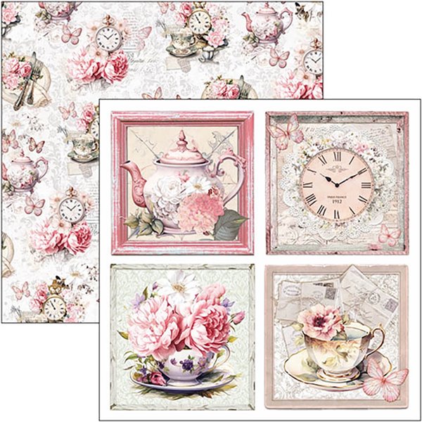Papier scrapbooking assortiment Ciao Bella Timeless Moments 8fe 30x30