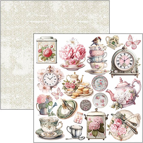 Papier scrapbooking assortiment Ciao Bella Timeless Moments 8fe 30x30