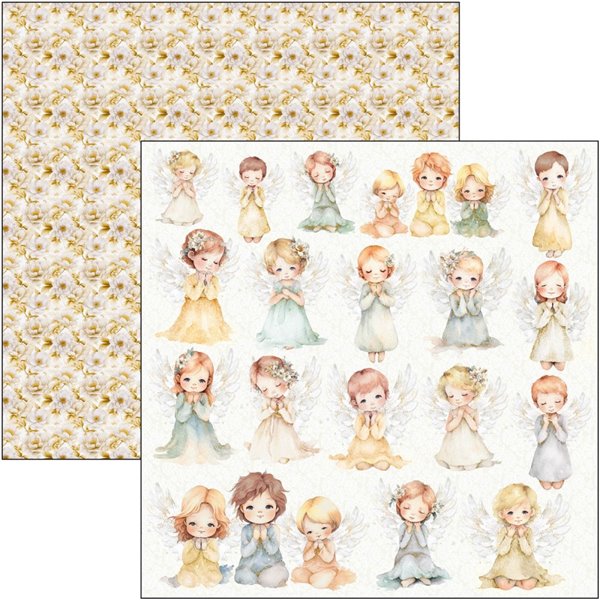 Papier scrapbooking assortiment Ciao Bella Blessing day 8fe 30x30