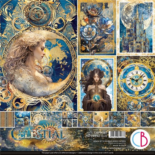 Papier scrapbooking assortiment Ciao Bella Celestial 12fe 30x30