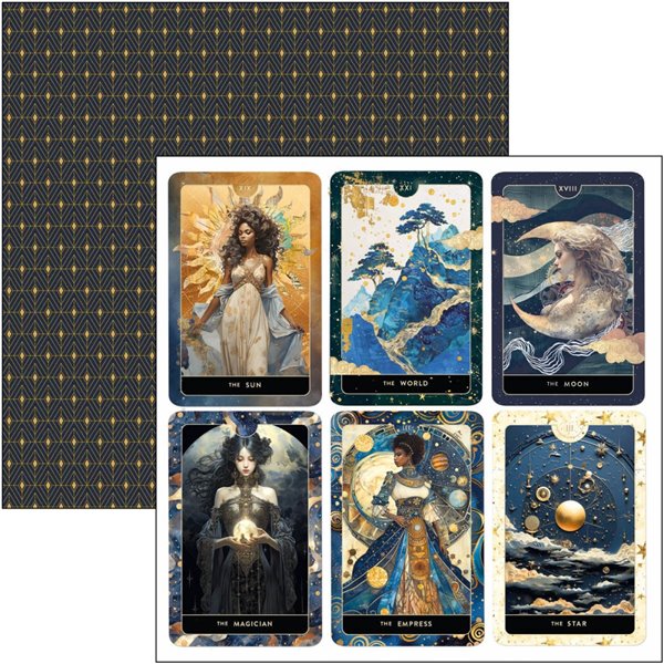 Papier scrapbooking assortiment Ciao Bella Celestial 12fe 30x30