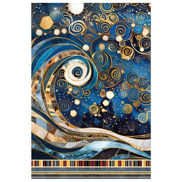 Papier de riz assortiment Ciao Bella A4 Celestial 4fe