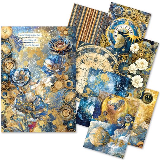 Papier de riz assortiment Ciao Bella A5 Celestial 8fe