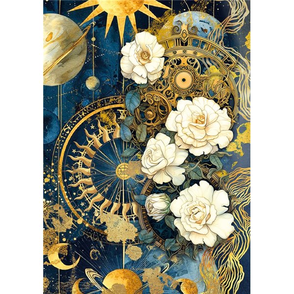 Papier de riz assortiment Ciao Bella A5 Celestial 8fe