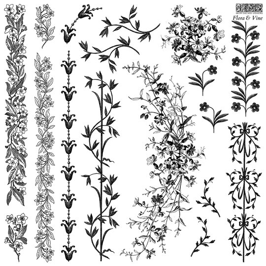 Tampons IOD Flora & Vine