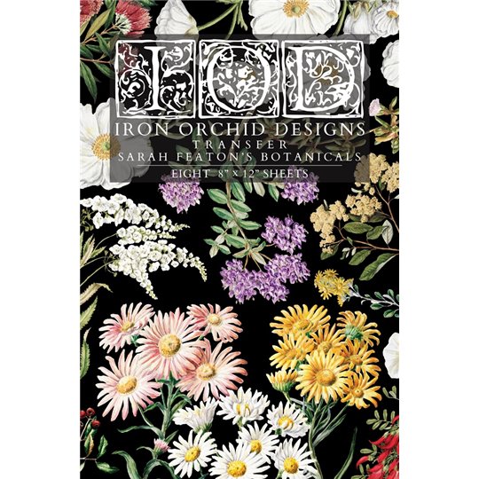 Transfert pelliculable IOD Sarah Featon's Botanicals Xfe xcm