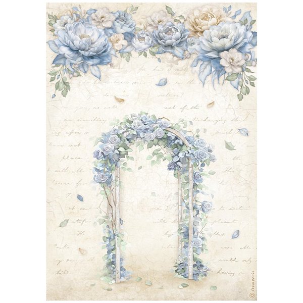 Papier de riz Stamperia Timeless arch A4