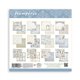 Papier scrapbooking assortiment Stamperia 10f 30x30 Romantic Collection Timeless