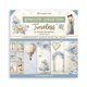 Papier scrapbooking assortiment Stamperia 10f 30x30 Romantic Collection Timeless