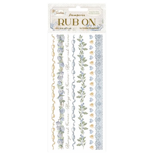 Transfert Rub-on sticker Timeless stripes Stamperia
