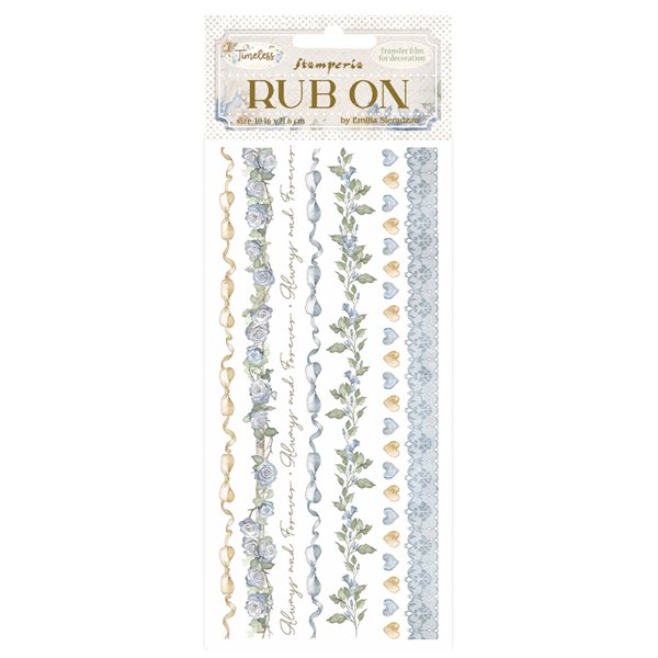 Transfert Rub-on sticker Timeless stripes Stamperia