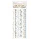 Transfert Rub-on sticker Timeless stripes Stamperia