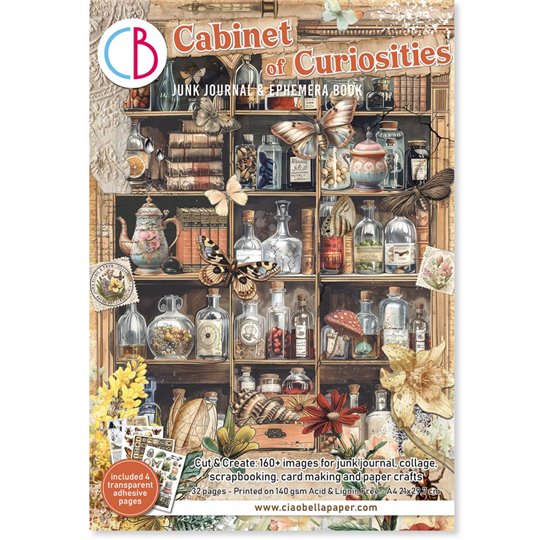 Ephemera Book Ciao Bella Cabinet of Curiosities A4