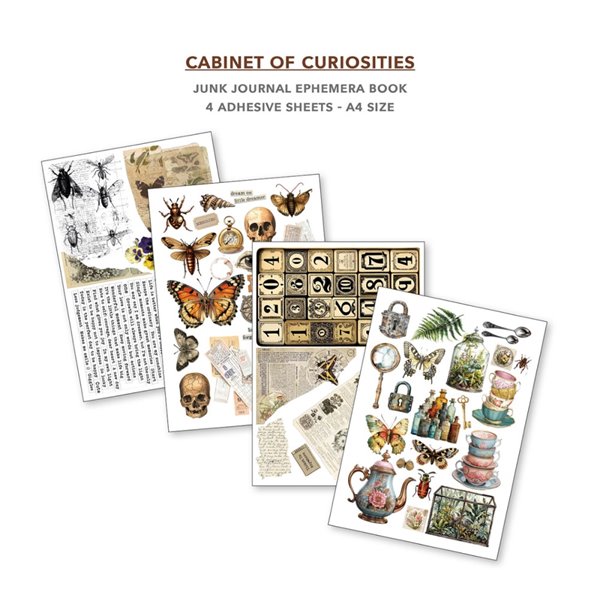 Ephemera Book Ciao Bella Cabinet of Curiosities A4