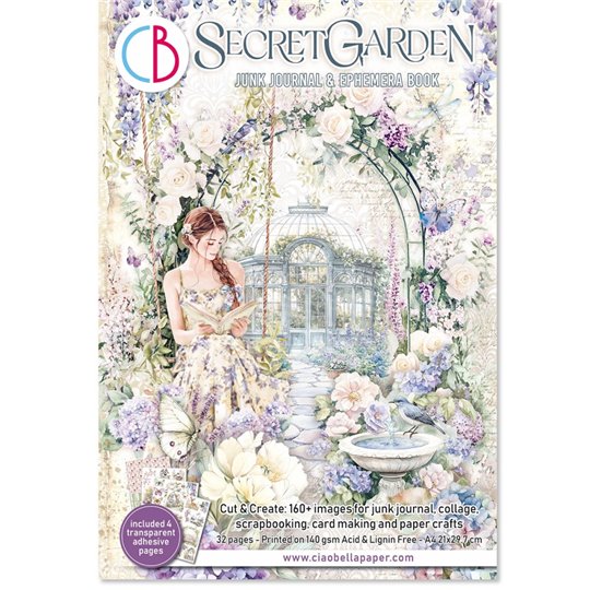 Ephemera Book Ciao Bella Secret Garden A4