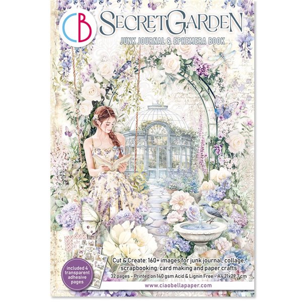 Ephemera Book Ciao Bella Secret Garden A4