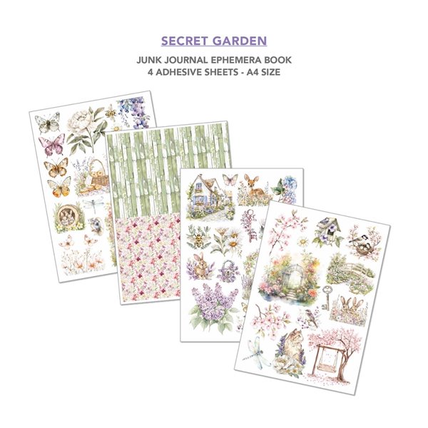 Ephemera Book Ciao Bella Secret Garden A4